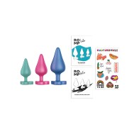 Kit de Tapones Anales ROMP Luster - Multicolor