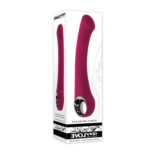 Evolved Vibrador G-Spot Curve - Burdeos