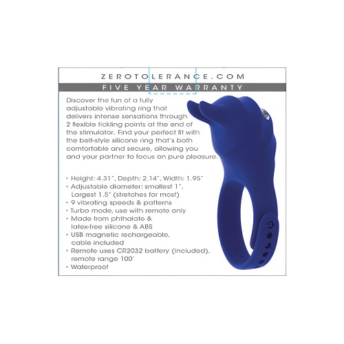Círculo Ajustable de Diversión Zero Tolerance - Azul