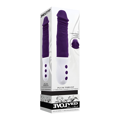 Evolved Plum Thrust Vibrator