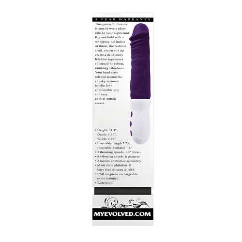 Vibrador Evolved Plum Thrust