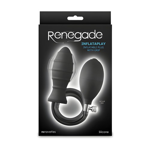 Renegade Inflataplay Inflatable Anal Plug - Black