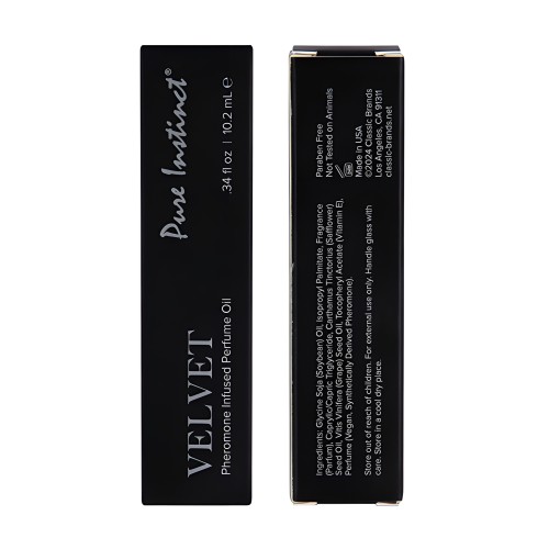Pure Instinct Pheromone Perfume Oil Roll On Velvet - 10.2 ml
