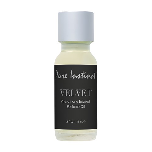 Pure Instinct Pheromone Perfume Oil Velvet - 15 ml Dropper Glass