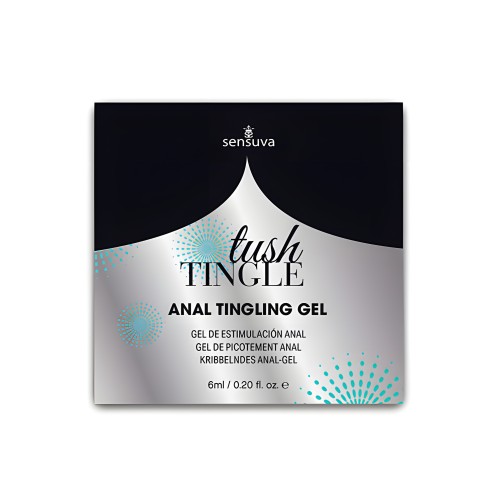 Gel de Estimulación Anal Tush Tingle - Paquete de Uso Único de 6 ml
