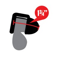 Lockmaster Stainless Steel Inverted Micro Chastity Cage - Silver