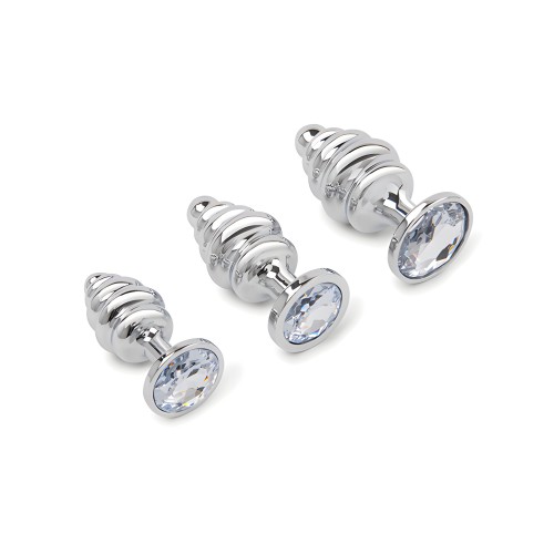 Set de Plugs Anales Ripple Bling Bling de Gemsations
