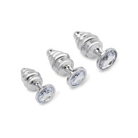 Set de Plugs Anales Ripple Bling Bling de Gemsations