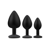 Gemsations Butt Plug Training Set - Black