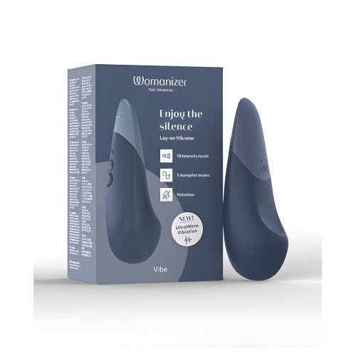 Stimulator Vibe Silent Womanizer Azul Oscuro