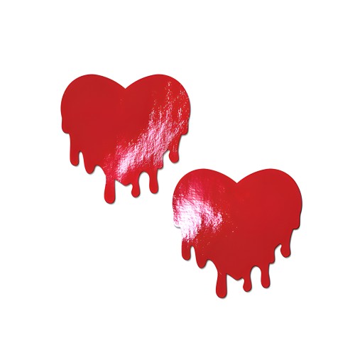 Pastease Faux Leather Melty Heart - Red O/S