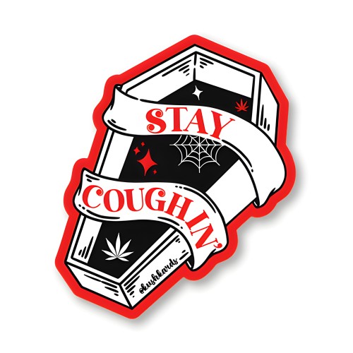 Halloween Stay Coughin Sticker