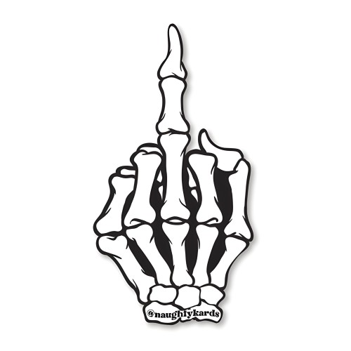 Halloween Rip Fucks Greeting Card w/Stickers