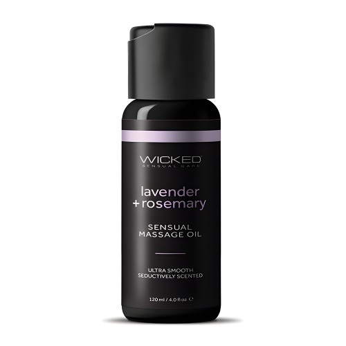 Aceite de Masaje Wicked Sensual Care Lavanda y Romero