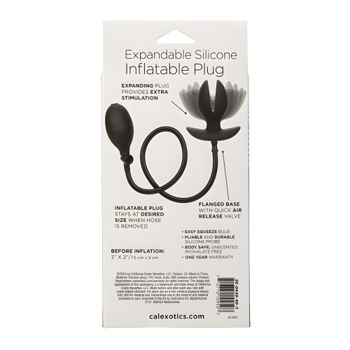Plug Anal Inflable de Silicona Expandible - CalExotics
