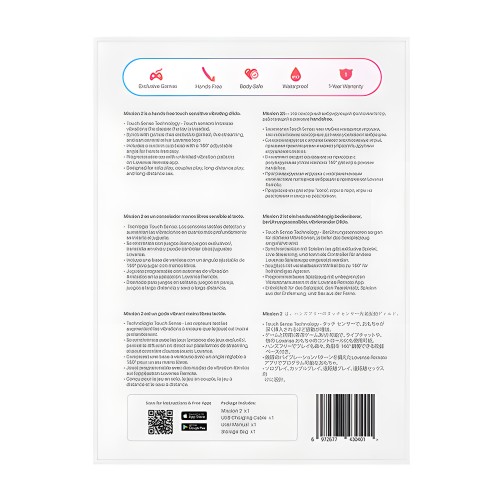 Lovense Mission 2 Tecnología Táctil - Rojo