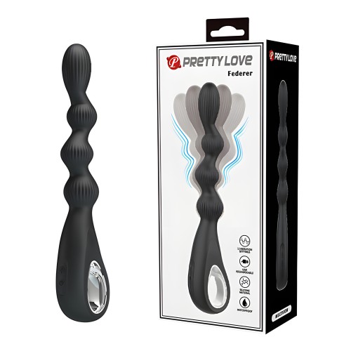 Pretty Love Federer Sonda Anal Vibrante con Perlas