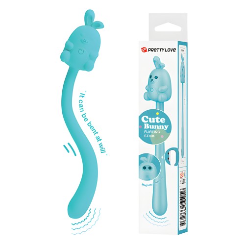 Pretty Love Cute Bunny Flirting Stick - Turquesa