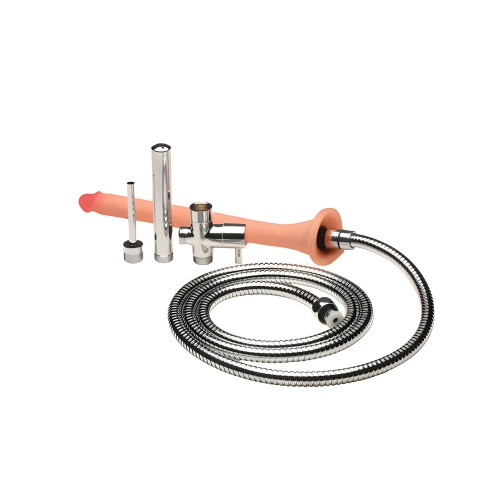 Hosed Silicone Enema Hose - 12" Long