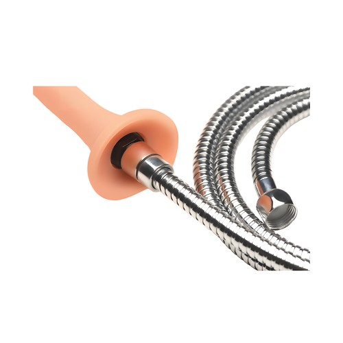 Hosed Silicone Enema Hose - 12" Long