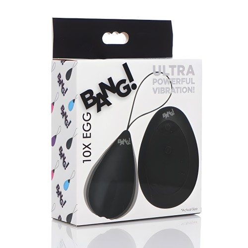 Bang! 10X Silicone Vibrating Egg