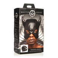 Capucha de Bondage Dungeon Demon con Cuernos