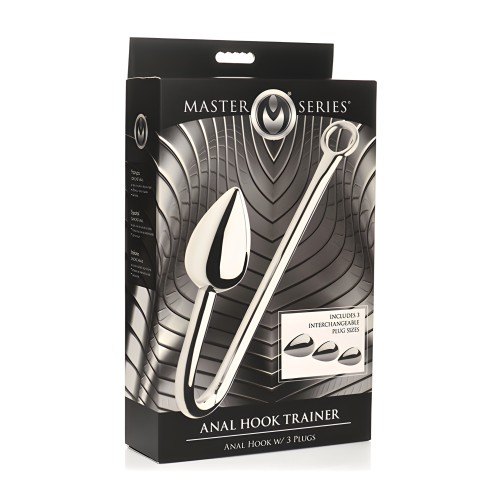 Master Series Anal Hook Trainer - Silver