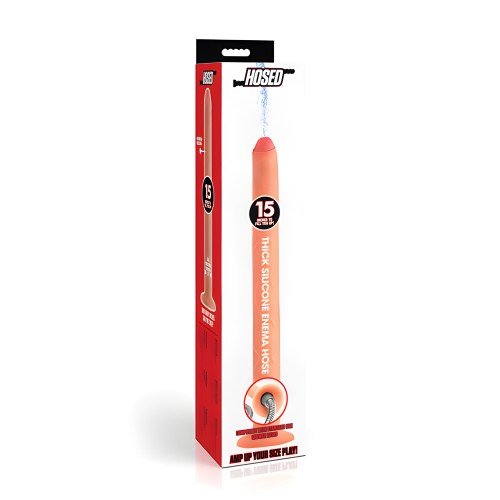 Hosed Silicone Enema Hose 15"