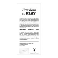 Playboy Pleasure In the Twist Glass Vibrator - White