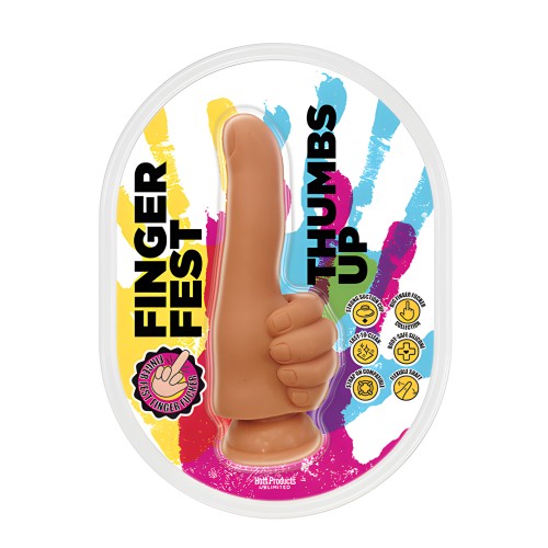 Dildo Finger Fest Thumbs Up - Beige