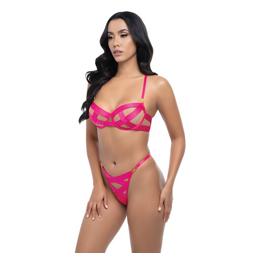 Conjunto de Sujetador de Satén Raelynn