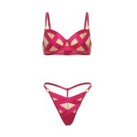 Conjunto de Sujetador de Satén Raelynn