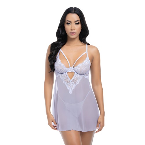 Elsie Lace & Mesh Underwire Babydoll