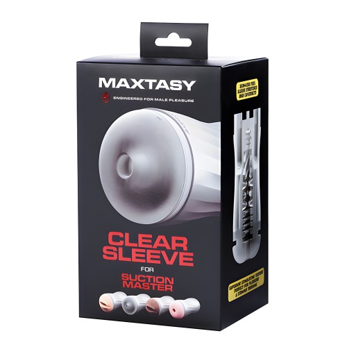 Maxtasy Suction Master Sleeve - Clear