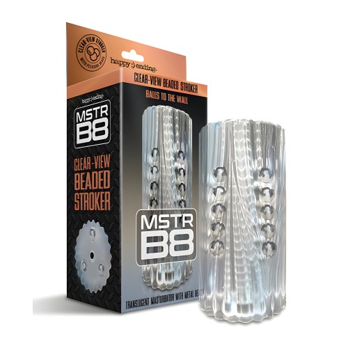 MSTR B8 Clear-View Beaded Stroker
