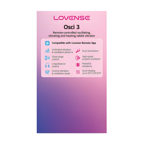 Lovense Osci 3 Vibrador Punto G - Rosa
