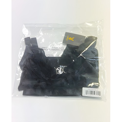 Conjunto Bralette Playboy Bunny Charm - Negro