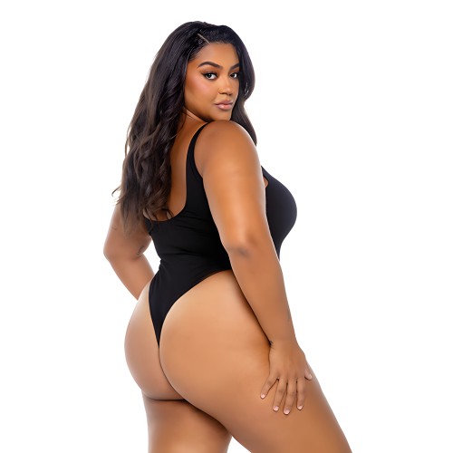 Teddy de Escote Redondo de Playboy - Ajuste Favorecedor