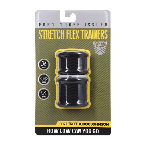 Kit de Entrenadores de Silicona Fort Troff Stretch Flex - Negro