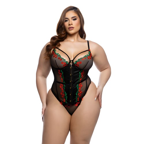 Corset Bordado Cherry Delight 1X