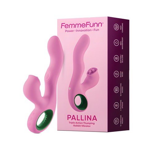Femme Funn Pallina Conejo de Triple Acción - Rosa