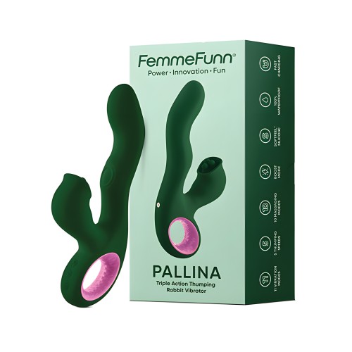 Femme Funn Pallina Conejo de Triple Acción - Verde