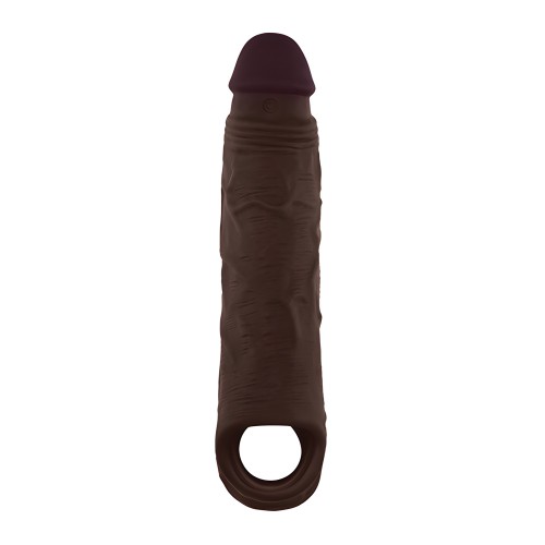 Shaft Flexskin Liquid Silicone 8.8" Capa Vibrante - Caoba