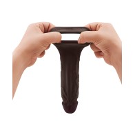 Shaft Flexskin Liquid Silicone 8.8" Capa Vibrante - Caoba