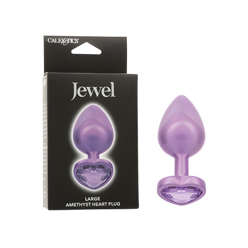 Plug Anal Corazón Amatista Jewel