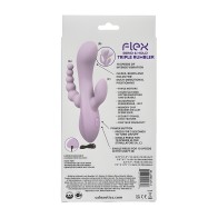Flex Bend & Hold Triple Rumbler Triple Motor Massager - Purple