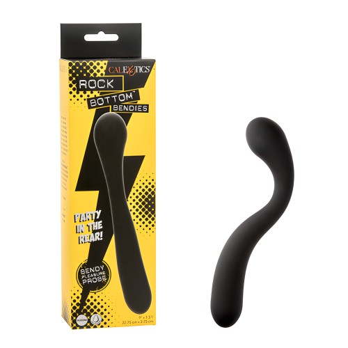 Rock Bottom Bendies Bendy Pleasure Dual Ended Anal Probe Black