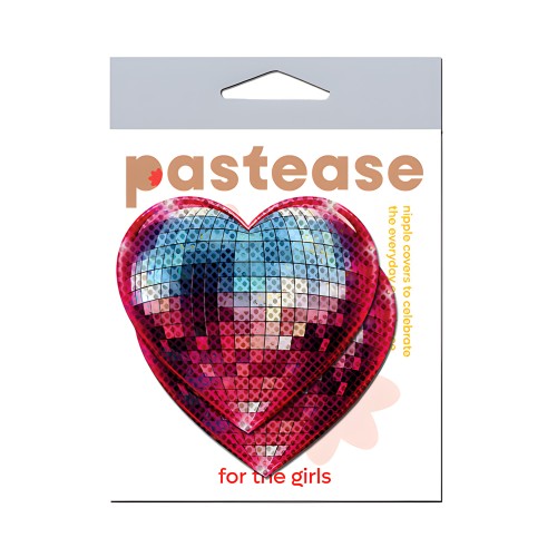 Pastease Corazón Discoball Brillante - Azul y Rosa