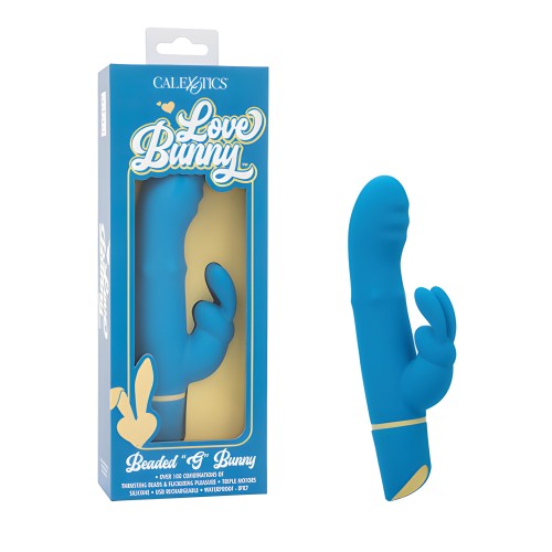 Love Bunny Conejito "G" Con Perlas - Azul