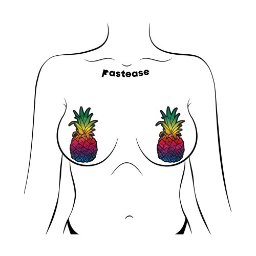 Pastease Piña Brillante - Arcoíris O/S | Accesorio de Fiesta